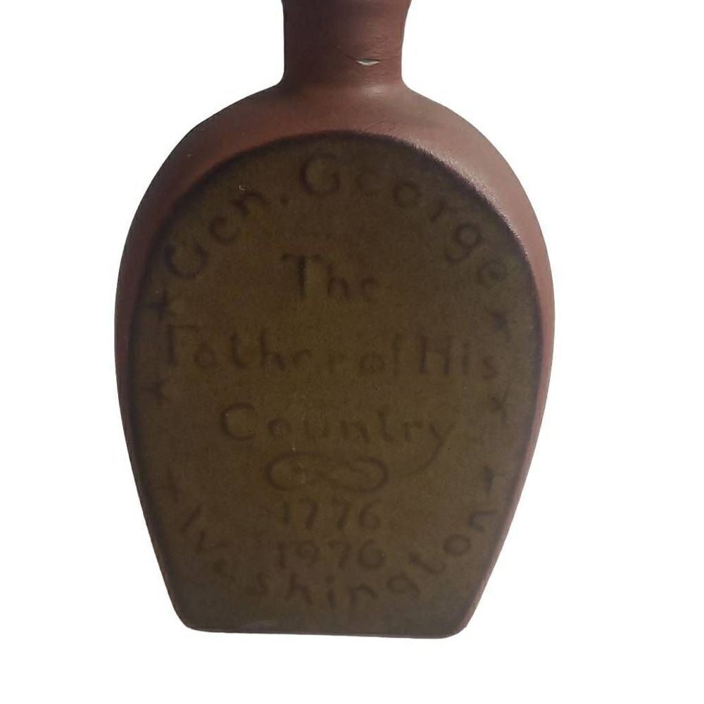 Primitive George Washington Brown Bottle - Picture 2 of 15